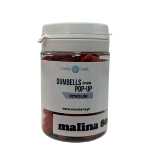 umbells pop-up o smaku malina i w kolorze czerwonym w słoiczku o pojemności 80ml