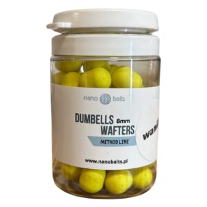 dumbells wafters o smaku wanilia w żółtym kolorze