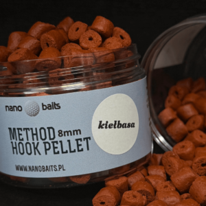 hook pellet kiełbasa 8mm kolor czerwony w słoiczku 150ml