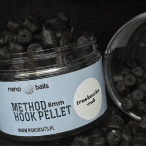 hook pellet truskawka-rak 8mm czarny kolor